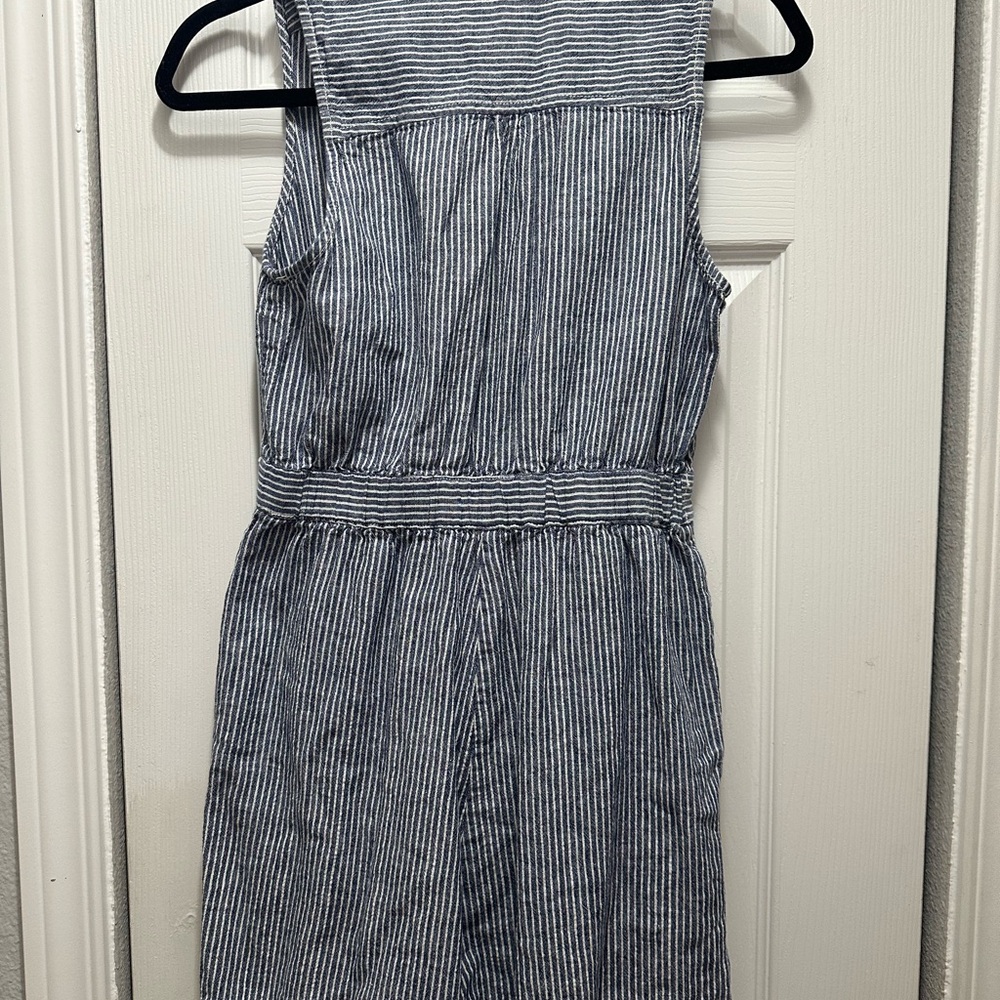 Anthropologie Blue Striped‎ Jumpsuit - Picture 8 of 8